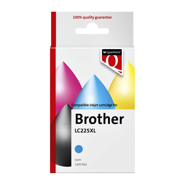 Quantore - Inkcartridge Brother LC225XL BLUE