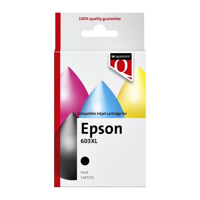 Quantore - Inkcartridge Epson 603xl Black | 12 pièces