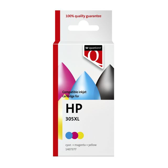 Quantore -  Inktcartridge hp 305xl kleur | 12 stuks