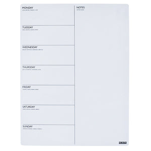 Desq -  Magnetische planner week  40x30cm magnetisch