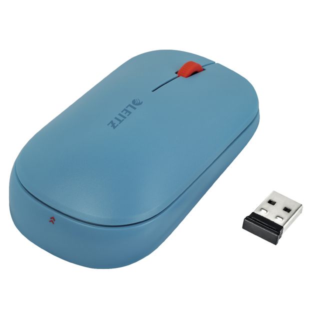 Leitz - Souris sans fil Cosy bleu serein