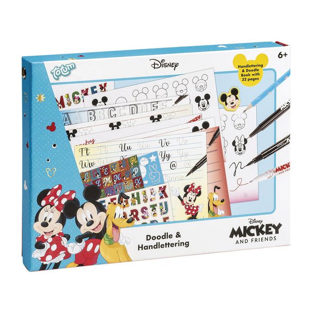 Totum - Handletter -Set Disney Mickey und Minnie | 6 Stücke