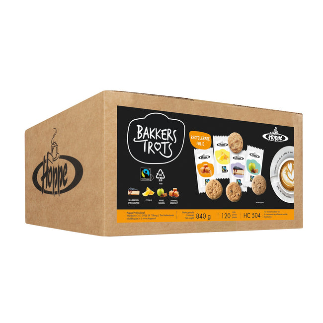 Hoppe -  Koekjes Bakkers Trots fairtrade koekjesmix 120 stuks