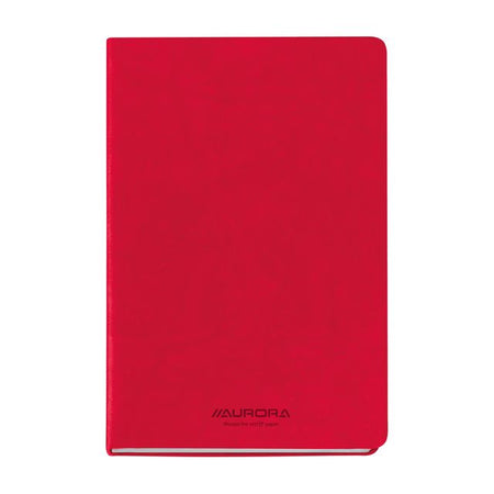 Aurora - Notizbuch Capri A5 192 Seiten liniert 80gr rot | 10 Stück