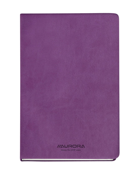 Aurora - Notizbuch Capri A5 192 Seiten liniert 80gr violett | 10 Stück