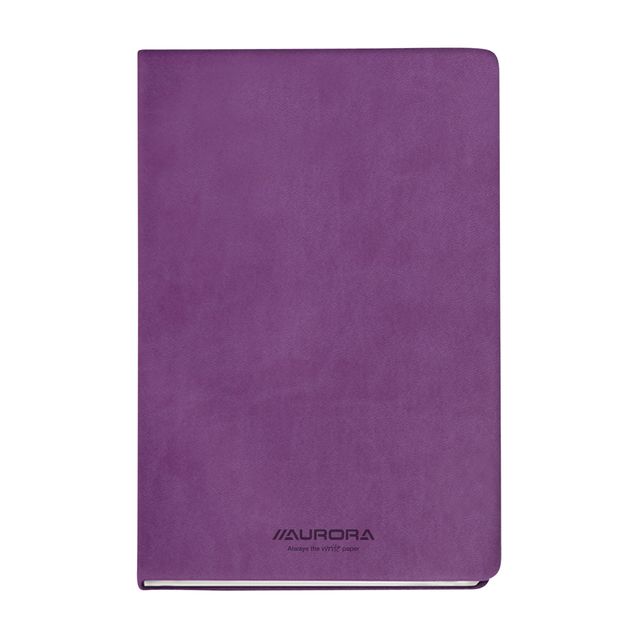Aurora - Notizbuch Capri A5 192 Seiten liniert 80gr violett | 10 Stück