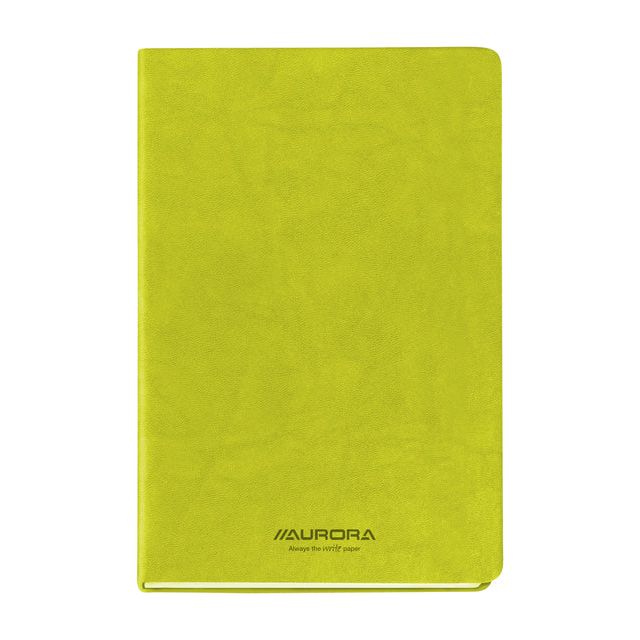 Aurora - Notitieboek aurora capri a5 192blz lijn 80gr groen | 10 stuks