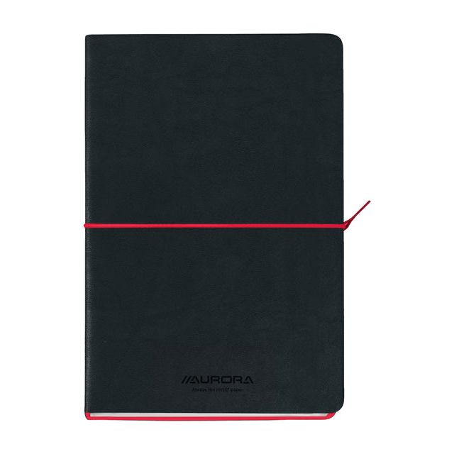 Aurora - Notebook Aurora Tesoro A5 192Blz Ligne 80gr Red | 10 pièces