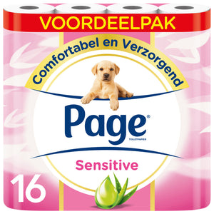 Page -  Toiletpapier  sensitive aloe vera 3lgs
