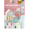 Folia Paper - Papierblock Folia Geometry 24x34cm 270gr 20 Blatt sortiert | 5 Stück