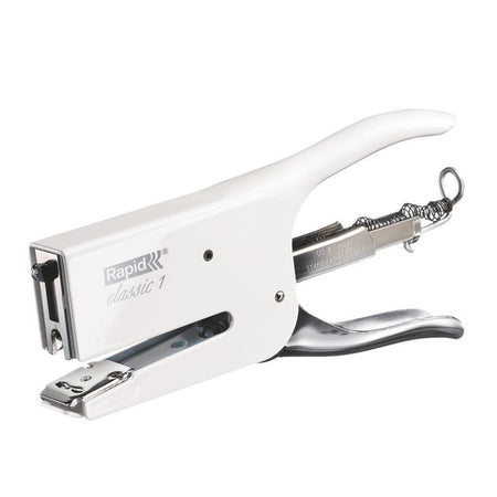 Rapid - Pince agrafeuse K1 Retro Classic blanche