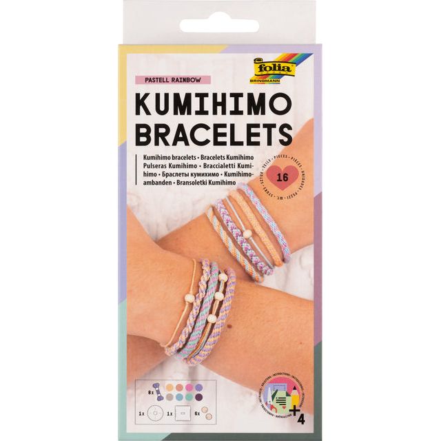 Folia Paper - Bracelet Set Folia Kumihimo incl 2 Discs 16-Chice