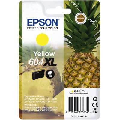 Epson - Cartouche d'encre 604XL T10H44 jaune | 10 pièces