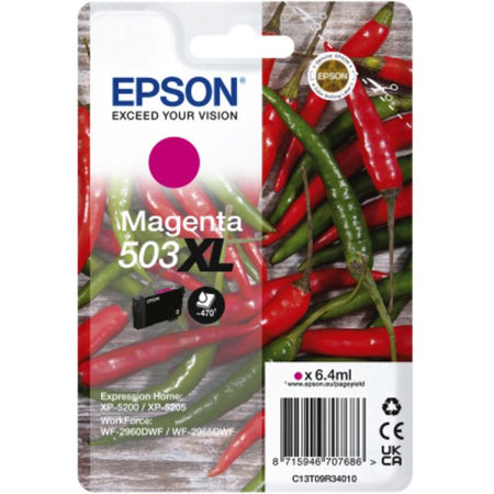 Epson - Cartouche d'encre 503xl t09r34 rouge | 10 pièces