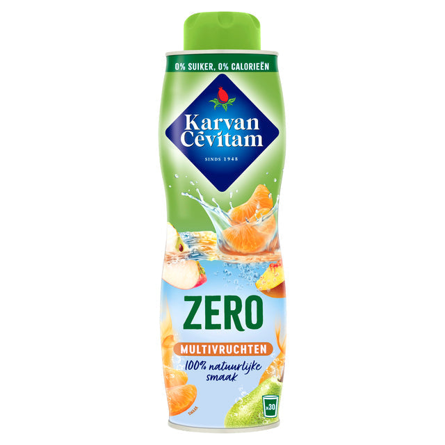 Karvan Cevitam - Siroop karvan cevitam multivruchten 0 suiker 600ml | 6 stuks