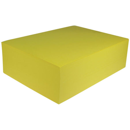 Klika - Papier à dessin coloré, 120 g, ft 21 x 29,7, A4, jaune, paquet de 500 feuilles