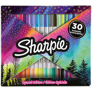 Sharpie - Viltstift ie bigpack fold 30 kleuren | 6 stuks