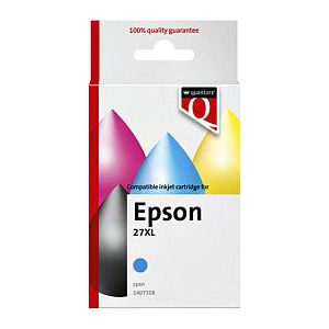 Quantore - Inkcartridge epson 27xl bleu | 1 pièce | 12 pièces