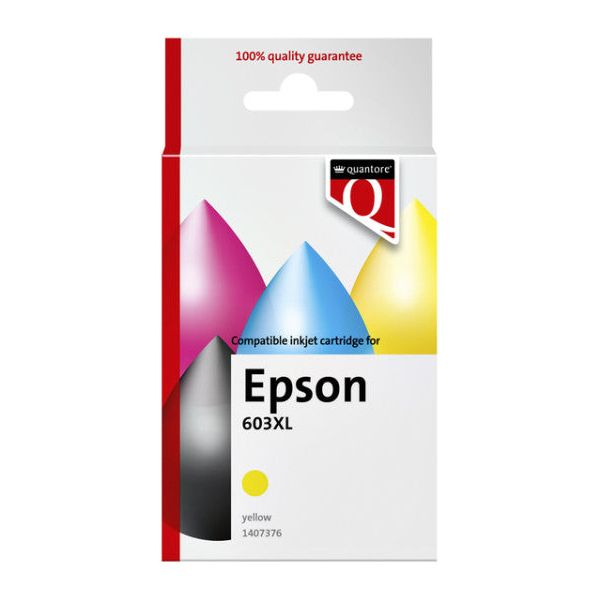 Quantore - Inkcartridge EPSON 603xl jaune | 1 pièce | 12 pièces