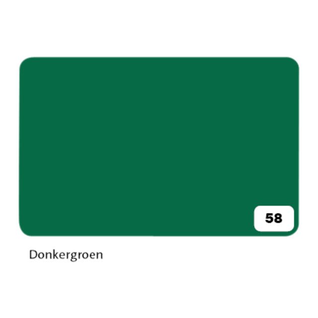 Folia Paper -  Fotokarton folia 300gr 50x70cm 58 dennengroen | 10 stuks