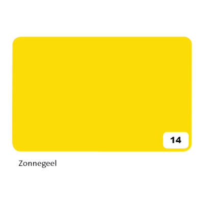 Folia Paper - Carton photo Folia 2 faces 50x70cm 300gr n°14 jaune soleil | 10 pièces