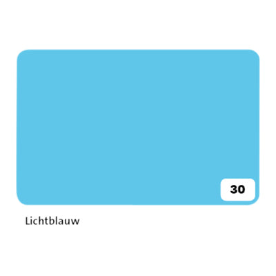Folia Paper - Carton photo Folia 2 faces 50x70cm 300gr n°30 bleu clair