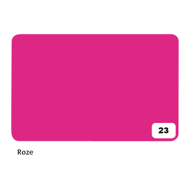 Folia Paper - Carton photo Folia 2 faces 50x70cm 300gr n°23 rose | 10 pièces
