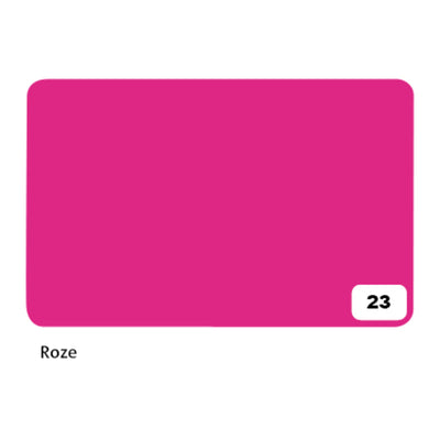 Folia Paper - Carton photo Folia 2 faces 50x70cm 300gr n°23 rose | 10 pièces