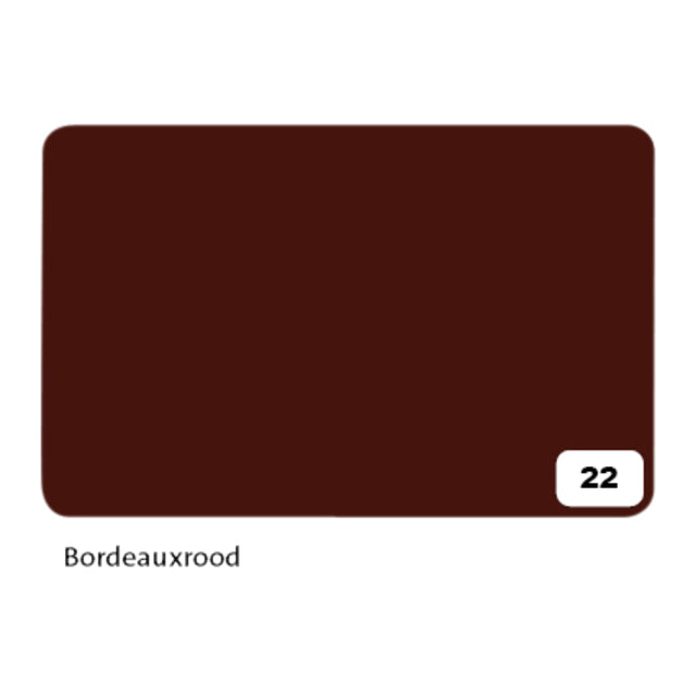 Folia Paper - Carton photo Folia 2 faces 50x70cm 300gr nr22 rouge bordeaux | 10 pièces