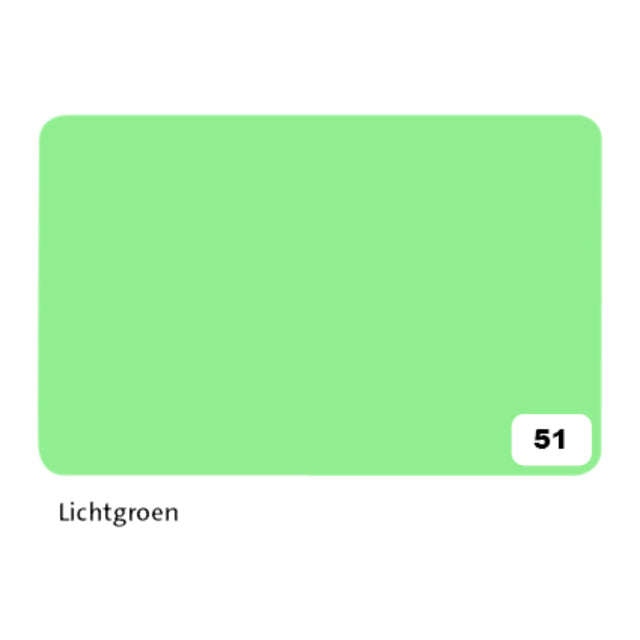 Folia Paper -  Fotokarton Folia 300gr 50x70cm 10vel 51 lichtgroen