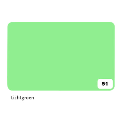 Folia Paper - Carton photo Folia 2 faces 50x70cm 300gr n°51 vert clair