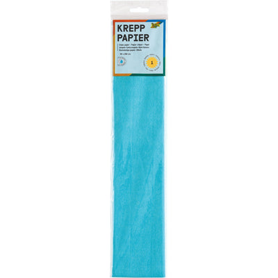 Folia Paper -  Crepepapier folia 50x250cm 10vel 120 lichtblauw | 10 stuks