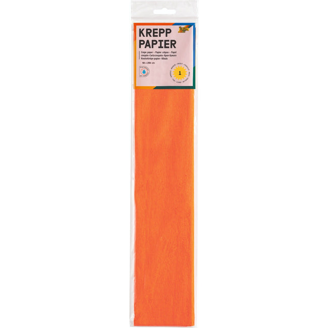Folia Paper -  Crepepapier folia 50x250cm 10vel 109 oranje