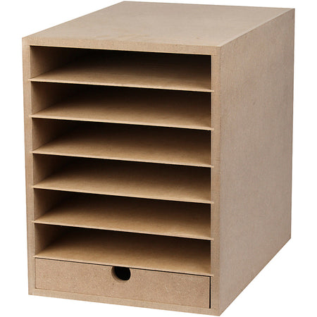 Creotime - Papieraufbewahrung Creativ Company HxBxT 31,5x24,3x32cm MDF