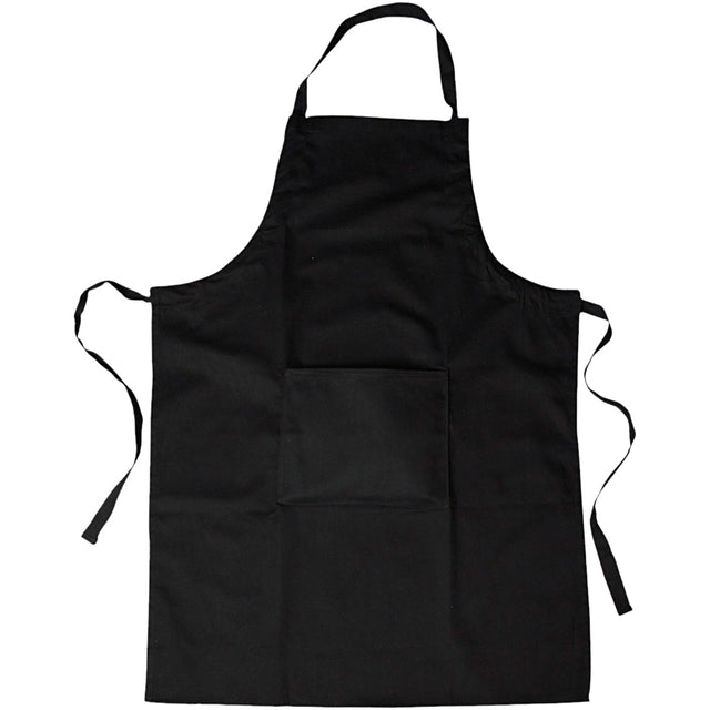 Creotime - Tablier peinture Creativ Company longueur 89cm largeur 66cm coton noir