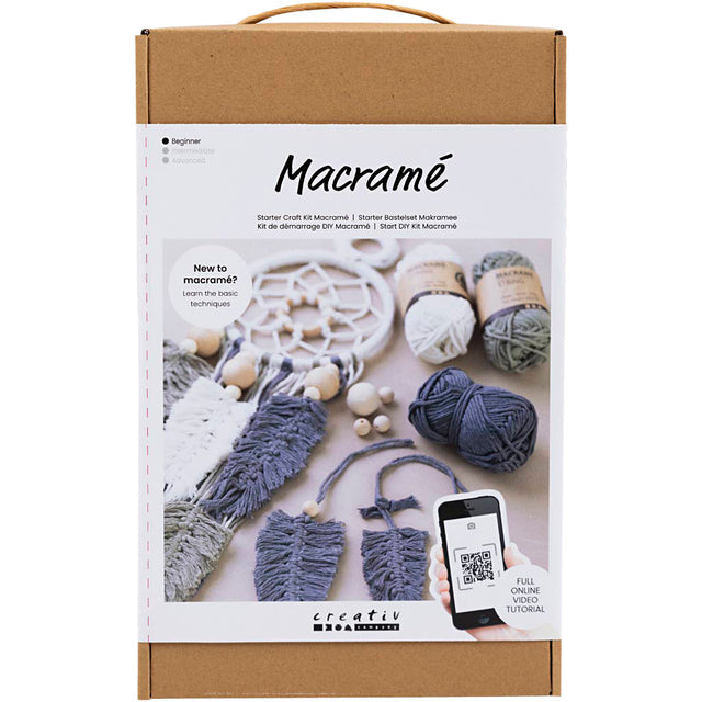 CreoTime - Macramé Creativ Company DIY 16-Chice