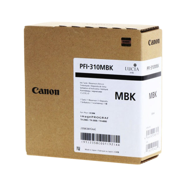 Canon - Inktcartridge  pfi-310 mat zwart