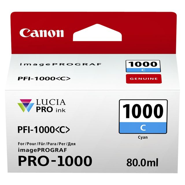 Canon - Cartouche d'encre pfi-1000 bleue