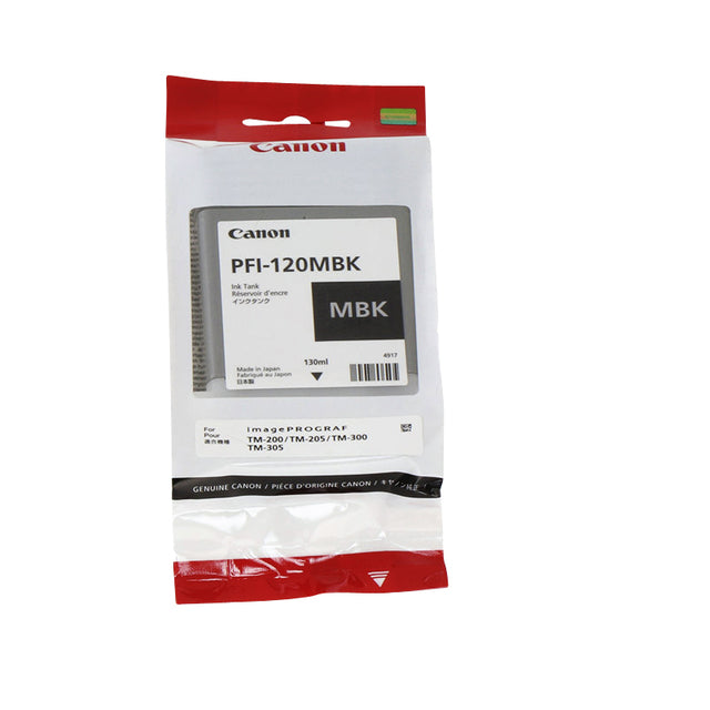 Canon -  PFI-120MBK inktcartridge 1 stuk(s) Origineel Mat Zwart
