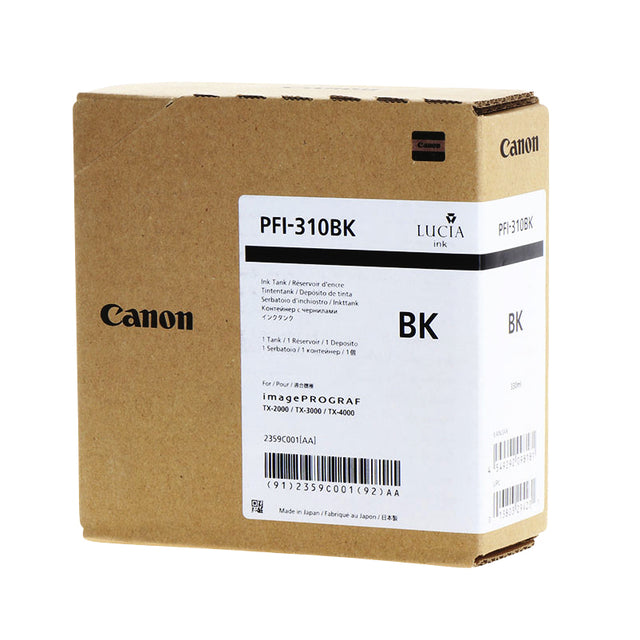 Canon -  PFI-310BK inktcartridge Origineel Zwart