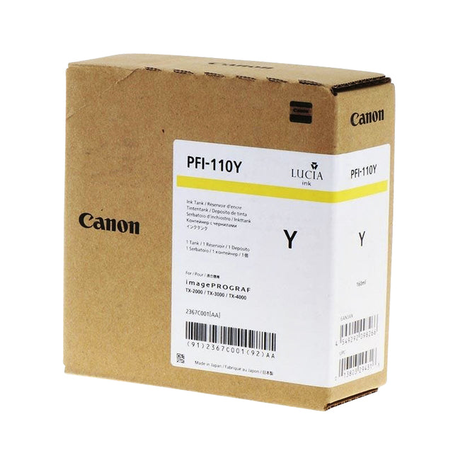 Canon - Inktcartridge  pfi-110 geel