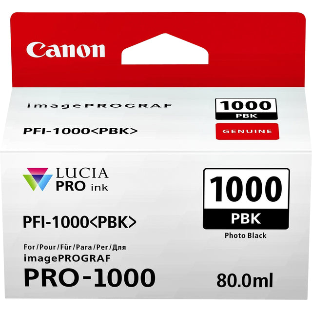 Canon - Inktcartridge  pfi-1000 foto zwart