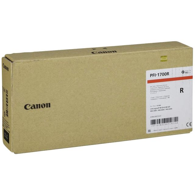 Canon - Inktcartridge  pfi-1700 rood