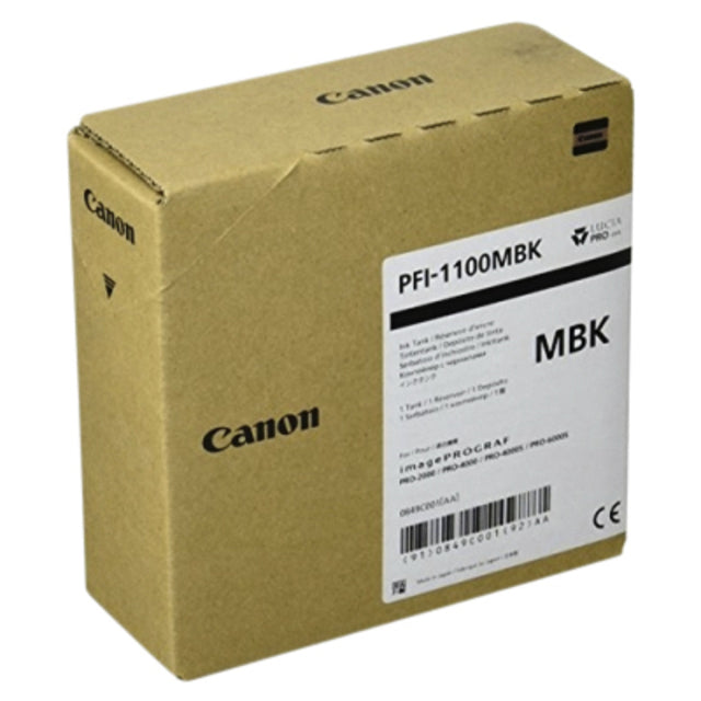 Canon - Tintenpatrone Canon PFI -1100 Matt Schwarz