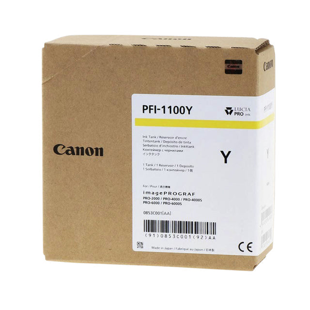 Canon - Cartouche d'encre Canon PFI -1100 jaune