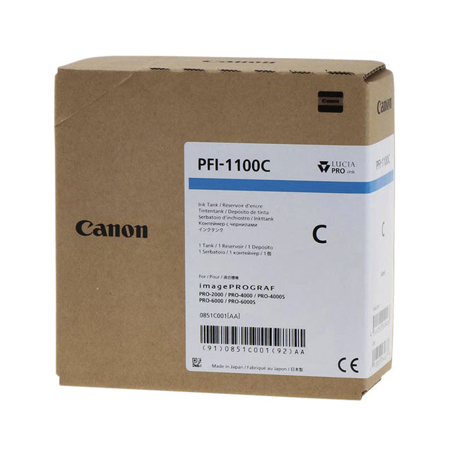 Canon - Tintenpatrone Canon PFI -1100 Blau