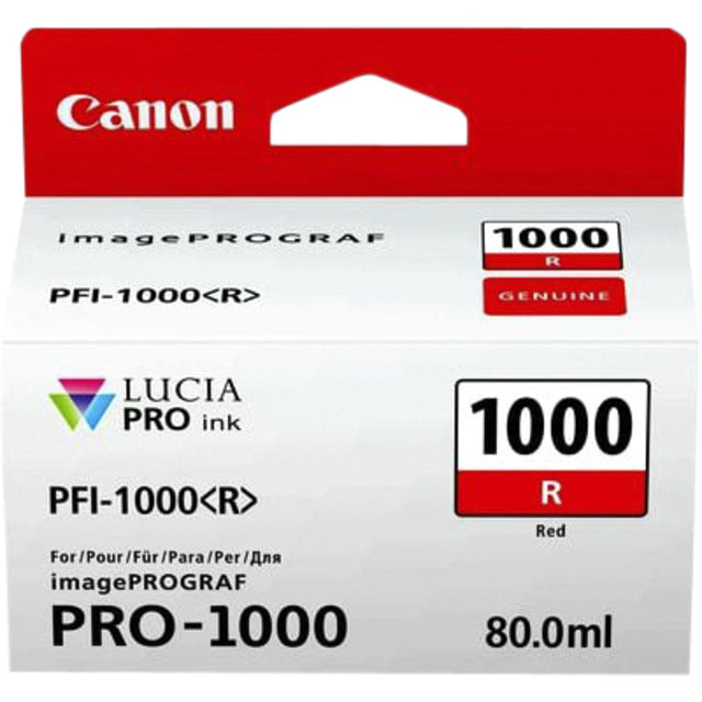 Canon - Cartouche d'encre pfi-1000 rouge