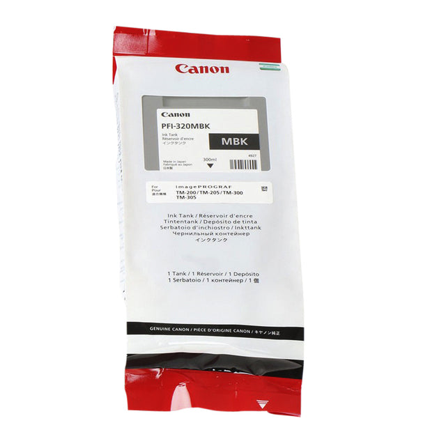 Canon -  PFI-320MBK inktcartridge 1 stuk(s) Origineel Mat Zwart