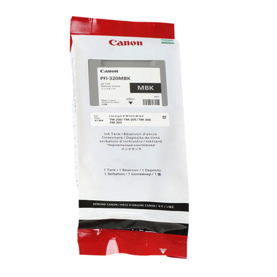 Canon -  PFI-320MBK inktcartridge 1 stuk(s) Origineel Mat Zwart