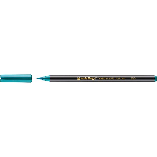 Edding - Pinselstift edding 1340 metallic grün | 10 Stück
